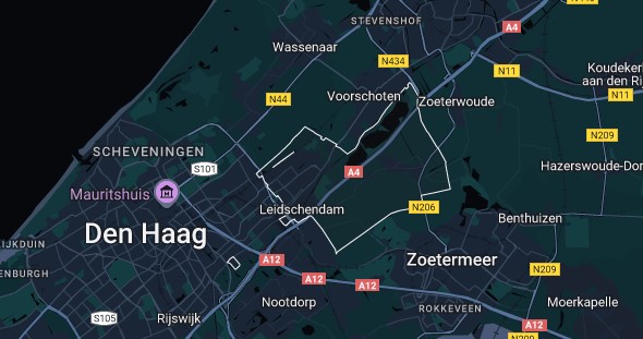 kaartje van leidschendam om een bus te huren